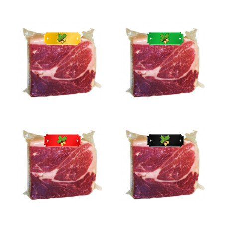 Pack 1Kg x 4 di Etich Nera + Etich Verde + Etich Rossa + bianca prociutto