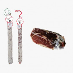 Pack Chorizo VELA + Prosciutto Crudo Etichetta Verde + Salchichon VELA